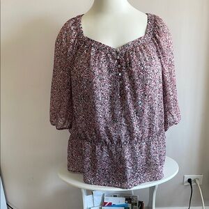 Floral Pink Women's Top